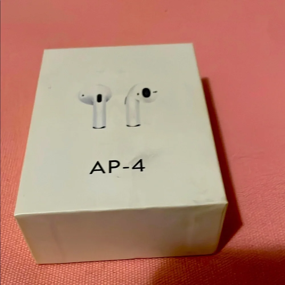 AP-4 Wireless Earbuds - White NIB
